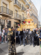 Antequera is known for traditional Semana Santa, or Holy Week, processions leading up to Easter. Antequera, Andalucia, Europe.