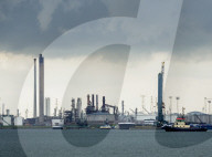 Industrial Landscape of the Port of Antwerp, Belgium