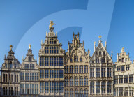 Guild Houses on Grote Markt, Antwerp, Belgium