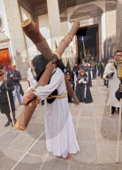 Traditional Easter Holy Week Procession in San Cristobal de la Laguna, Tenerife Island, Canary Islands, Spain