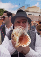 Romeria de San Benito de Abad, traditional street party, San Cristobal de La Laguna, Tenerife Island, Canary Islands, Spain