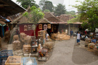 The bird and flower markets of Malang, Malang, Indonesia