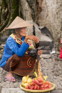 Indonesian woman of Yogyakarta, Indonesia