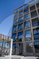 Window cleaning at the Silo Hotel, Cape Town, South Africa