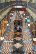 Adelaide Arcade on Rundle Mall in Adelaide, South Australia.