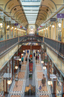 Adelaide Arcade on Rundle Mall in Adelaide, South Australia.