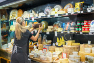 Cheese for sale at Adelaide Central Market, South Australia.