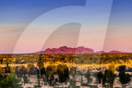 The Olgas (Kata Tjuta) at sunrise, Uluru-Kata Tjuta National Park, UNESCO World Heritage Site, Northern Territory, Australia.