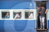 Train, Kochi (Cochin), Kerala, India