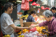 Market, Hong Kong Island, Hong Kong, China