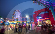Santa Monica Pier, Pacific Park, Beach, Santa Monica, Los Angeles, California, United States of America, North America