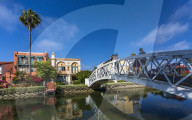 Venice Canals, Venice Beach, Los Angeles, California, United States of America, North America