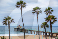 Manhattan Beach Pier, California, United States of America, North America
