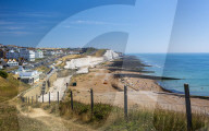 Marina Cliffs and Undercliff Beach, Brighton, Sussex, England, United Kingdom, Europe