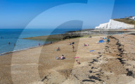 Marina Cliffs and Undercliff Beach, Brighton, Sussex, England, United Kingdom, Europe