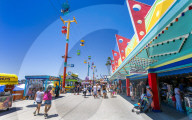 Santa Cruz Broadwalk, Santa Cruz, California, United States of America, North America