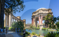 View of Palace of Fine Arts Theatre, San Francisco, California, USA, North America