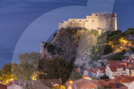The Lovrijenac Fortress outside the old town of Dubrovnik