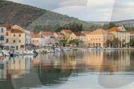 View over the old town of Stari Grad on Hvar Island