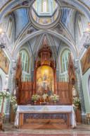 Interior of the Maria Auxiliadora Church in Granada