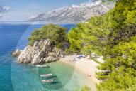 The famous Podrace Beach near Brela and Makarska