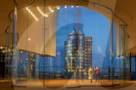 View from the Plaza of the Elbphilharmonie building