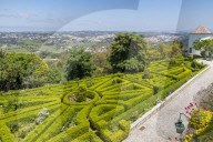 The garden of Seteais Palace near Sintra, Portugal, Europe