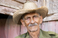 Cuban tobacco farmer in the Vinales valley, Cuba