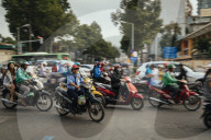 Rush hour in Ho Chi Minh City