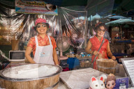 Chinatown market at Chinese New Years