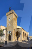 The clock tower, Ugento, Puglia, Italy