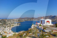 View from the Castle, Leros Island, Greece