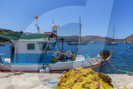 port of Rina, Leros Island, Greece