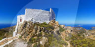 The Profita Elias monastery,Patmos, Dodecanese, Greece