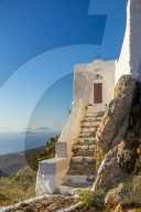 The Profita Elias monastery,Patmos, Dodecanese, Greece