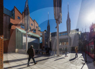 Dublin, Temple Bar, the Meeting House Square