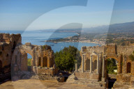 Teatro Greco, Taormina, Sicilia, Italy