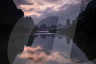 Sunrise at Li river