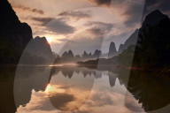 Sunrise at Li river