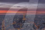 paris view/sunset
