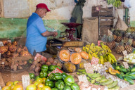 A local market in Havana, Cuba.
