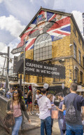 An entrance to Camden Market, London, England, United Kingdom.
