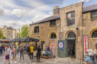 A view of Camden Market, London, England, United Kingdom.