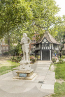 A lodge in Soho Square, in London, England, United Kingdom, Europe.