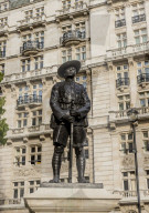 The Gurkha memorial (Memorial to the Brigade of Gurkhas), in Westminster in London, England, United Kingdom, Europe.