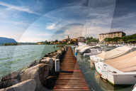 Clusane d'Iseo, Iseo lake, Brescai province in Lombardy district, Italy.