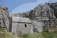 St.Govan's chapel, near St.Govan's Head, Pembrokeshire, Wales