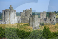 Kidwelly castle, Carmarthenshire, Wales