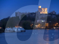 Windsor Castle at dusk