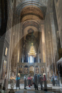 Nave of 11th Century Svetitskhoveli Cathedral (UNESCO World Heritage Site), Mtskheta, Georgia